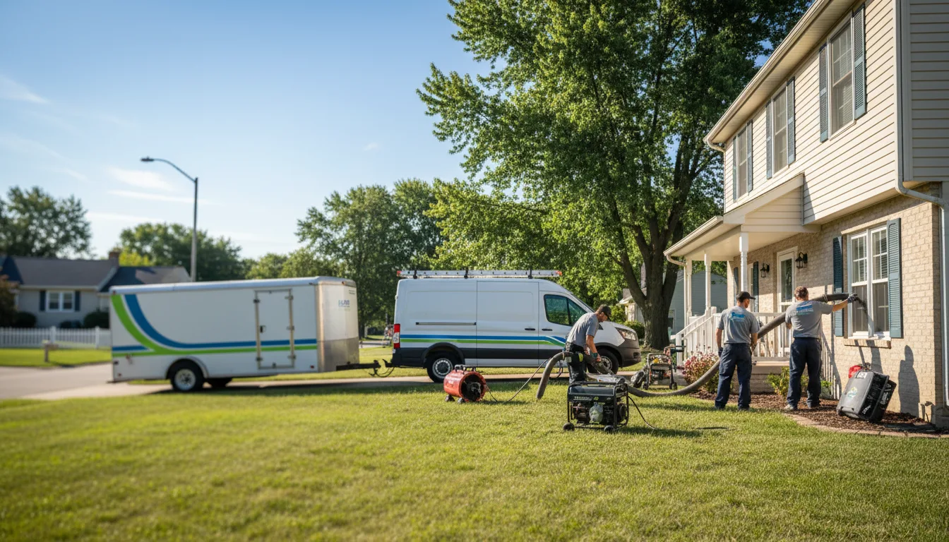Flooded Basement Restoration And Cleanup With Repair in Lovely, KY near me